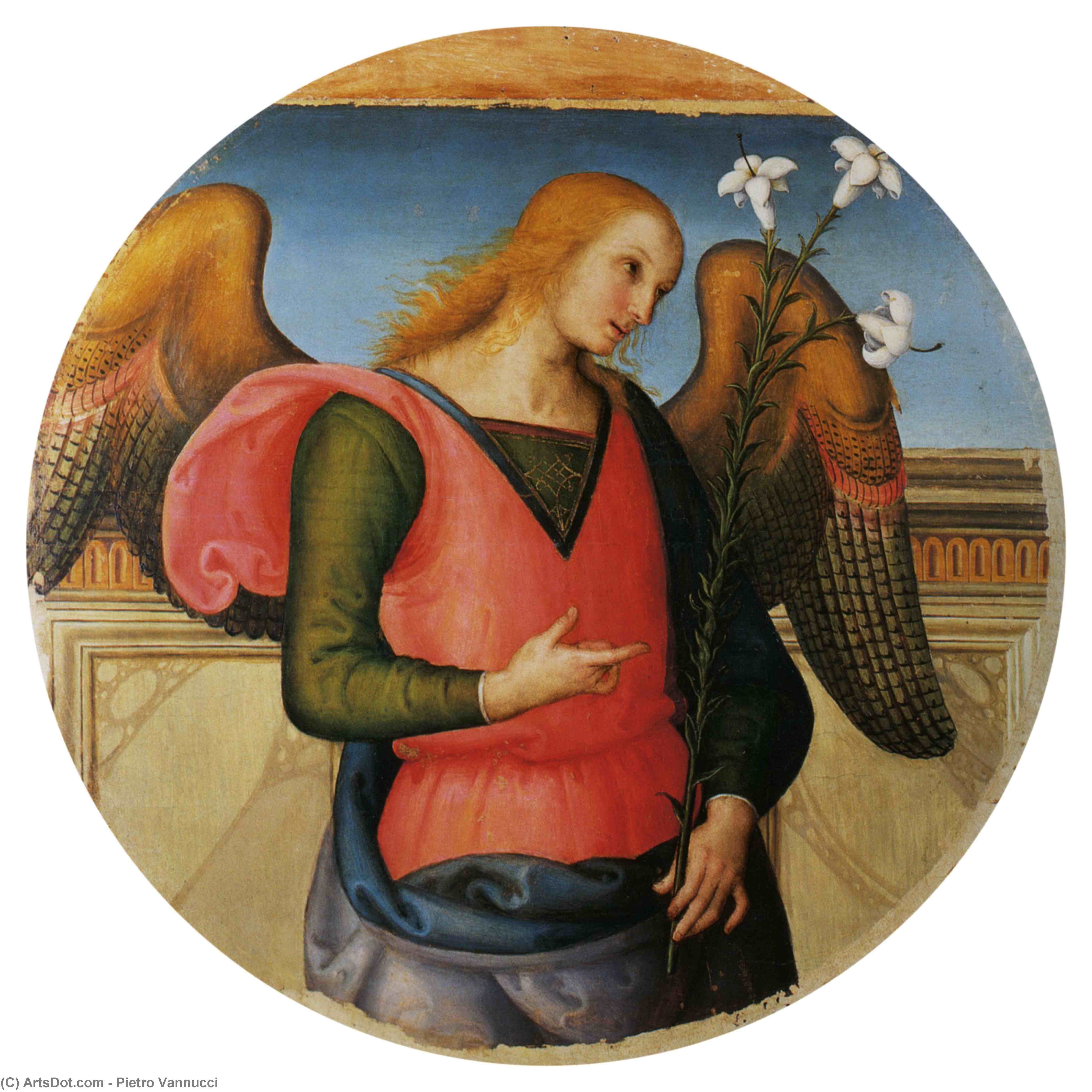 Pala Di Sant Agostino (arcangel Gabriel) — Vannucci Pietro (le Perugin)