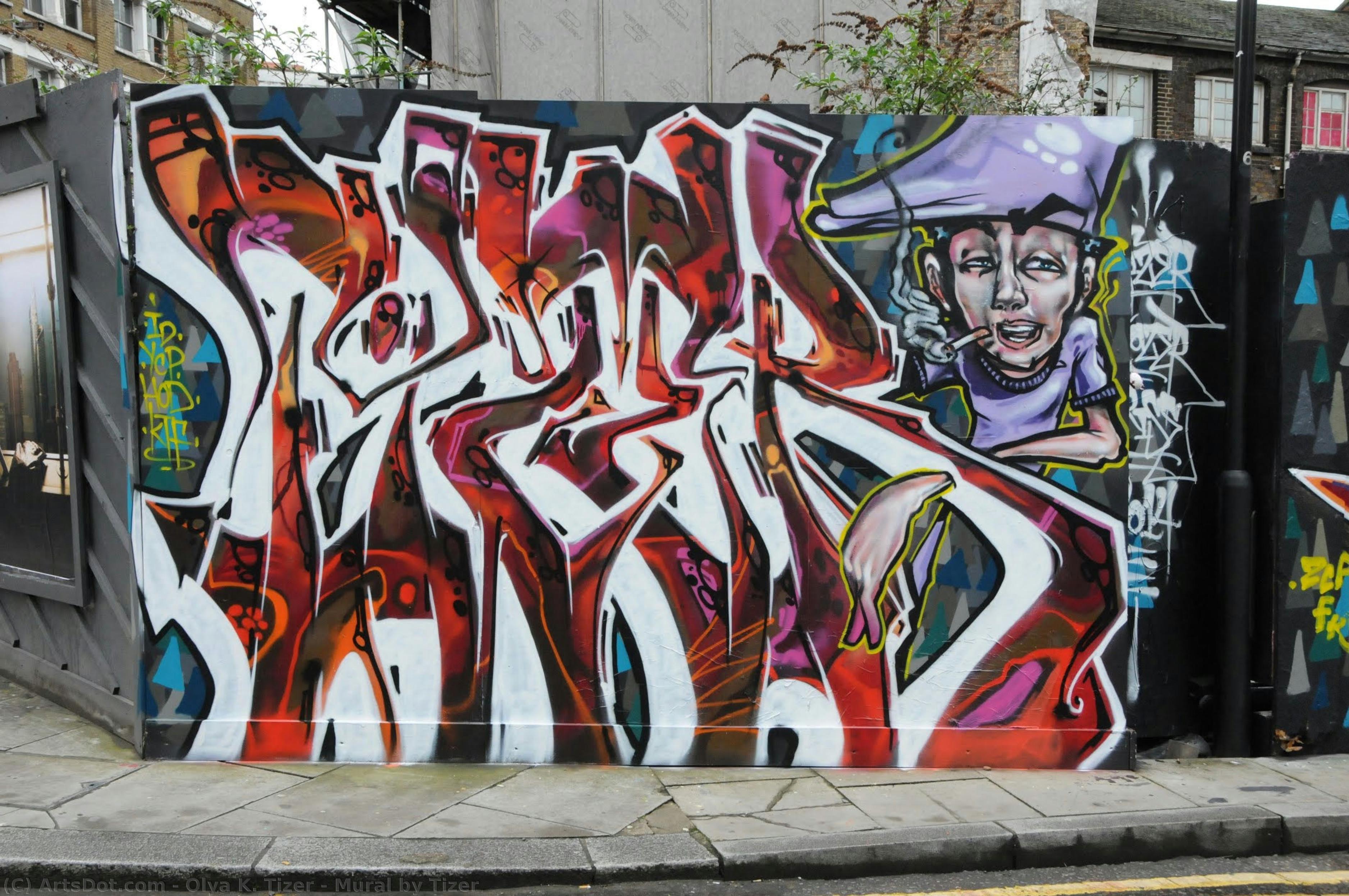 Mural By Tizer — Olya K. Tizer