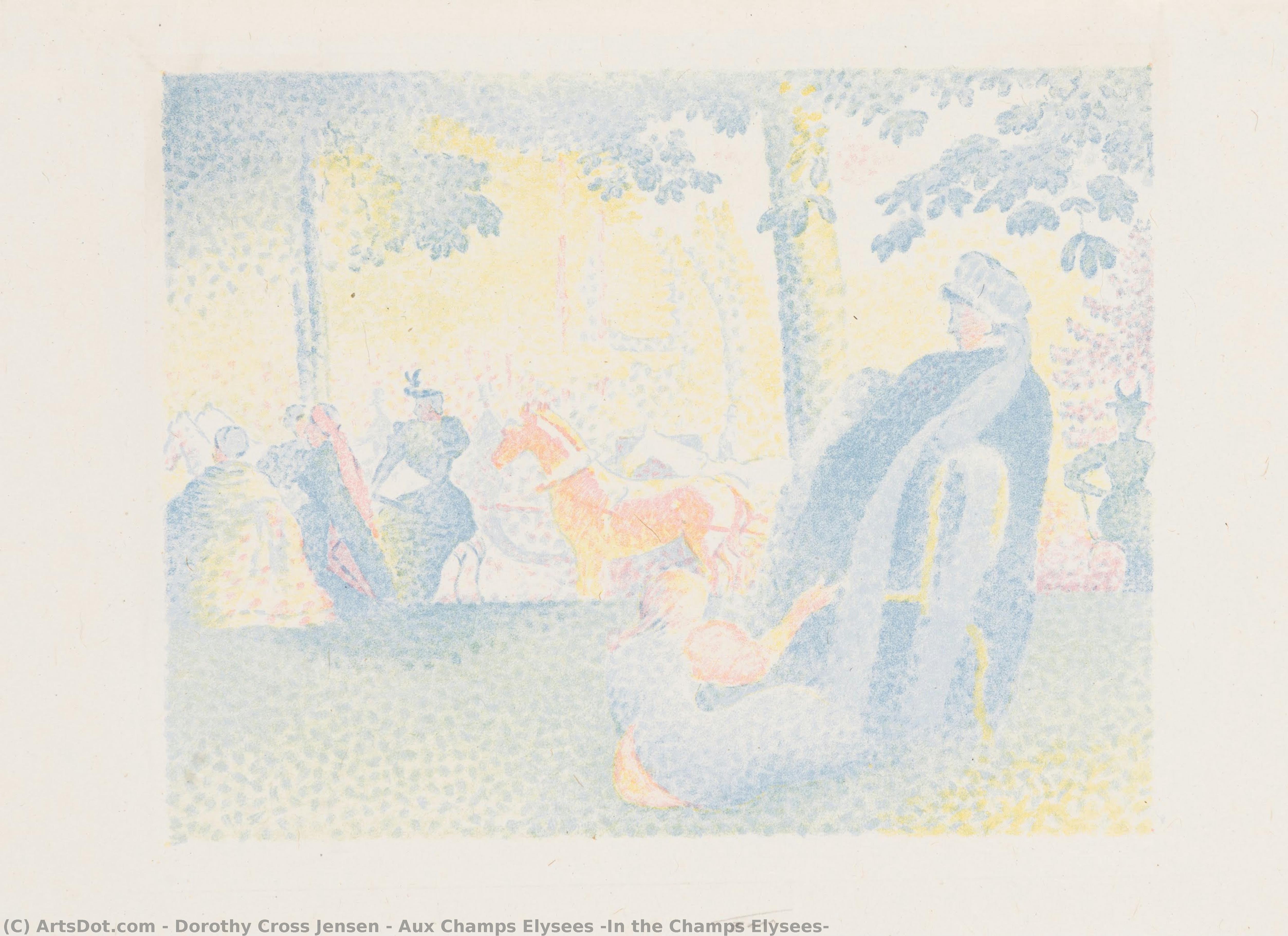 Aux Champs Elysees (in The Champs Elysees) — Dorothy Cross Jensen