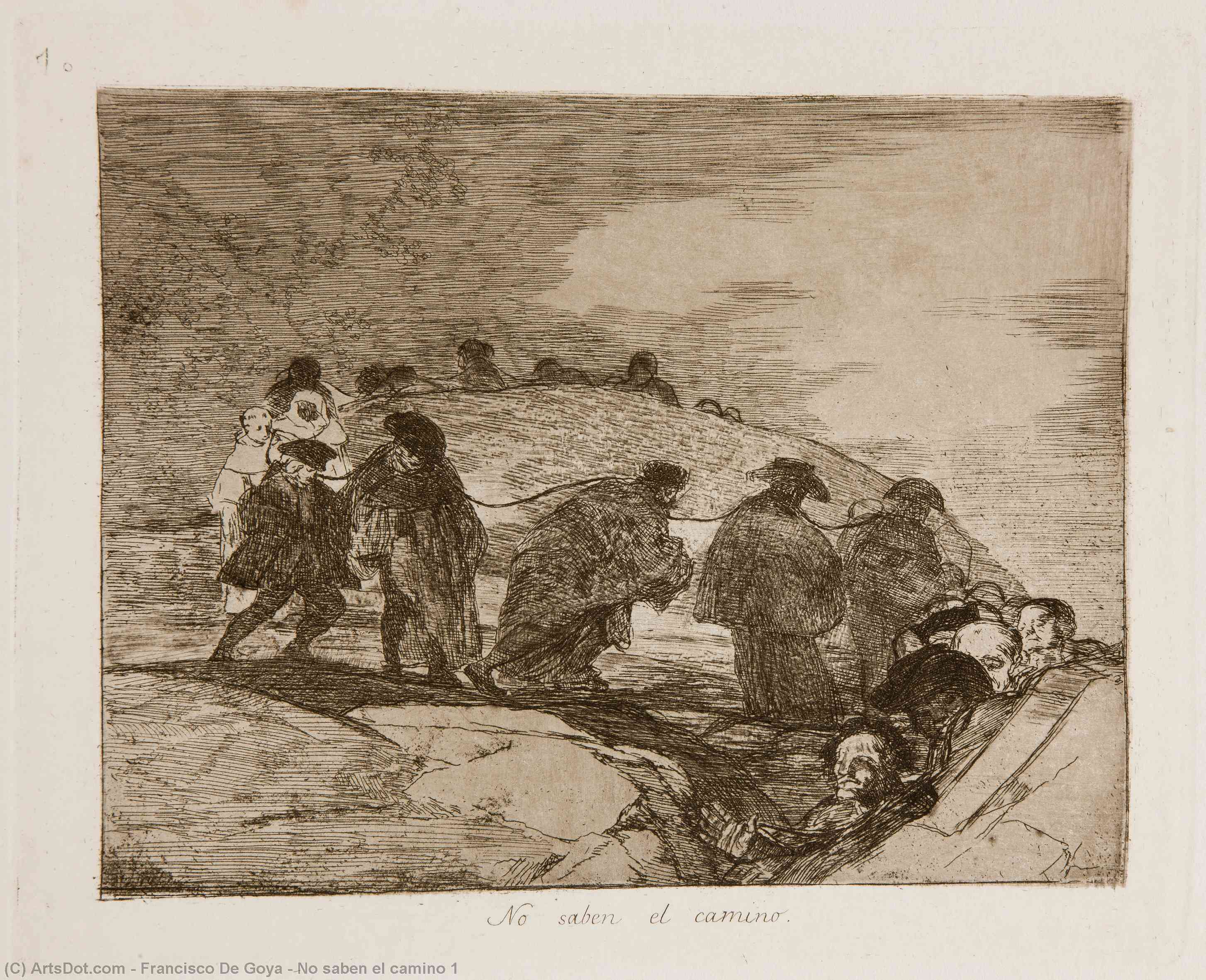 No Saben El Camino 1 — Francisco José De Goya Y Lucientes