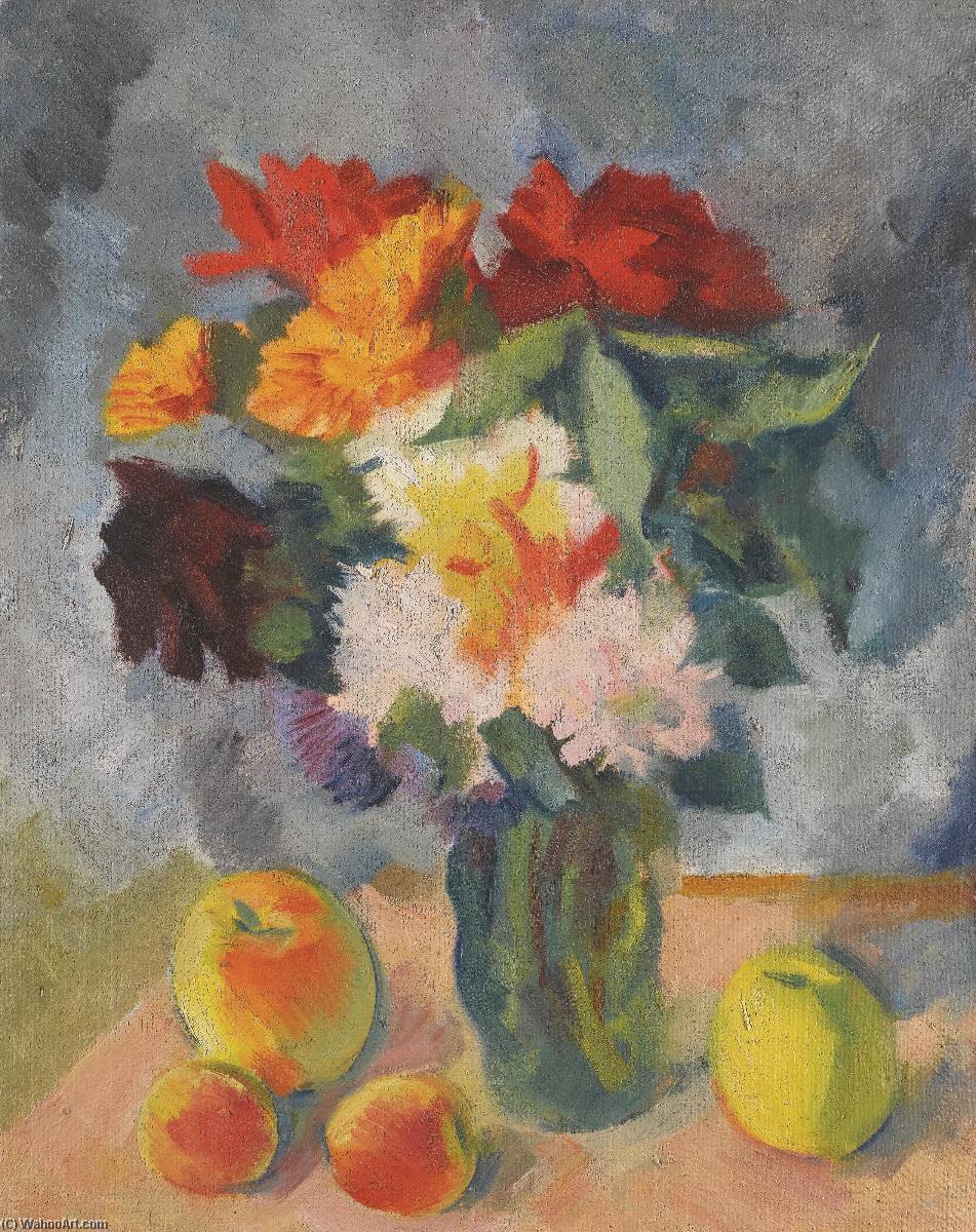 Flowers And Apples — Nikolai Andreevich Tyrsa