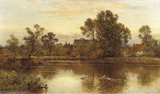A Mill Near Southend, Kent — Alfred I Glendening