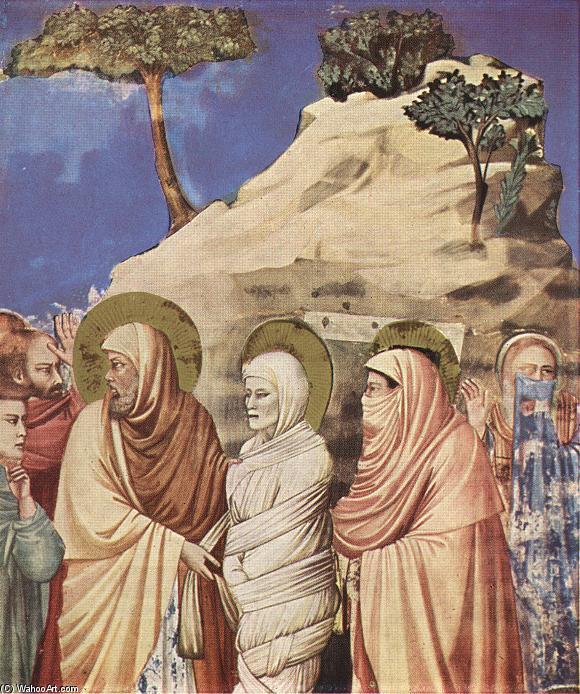 No. 25 Escenas De La Vida De Cristo: 9. Levantamiento De Lázaro (detalle) — Giotto Di Bondone