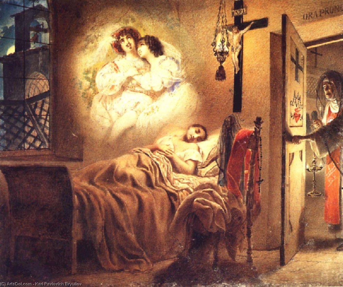 Nun's Dream — Karl Pavlovich Bryullov