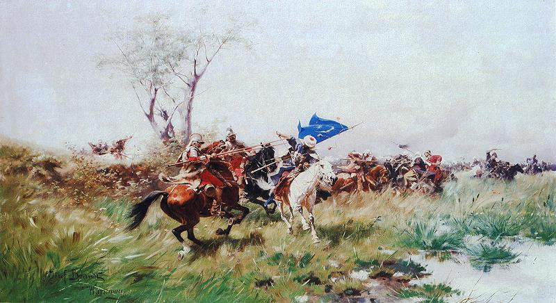 Attack Of The Cavalry — Josef Von Brandt