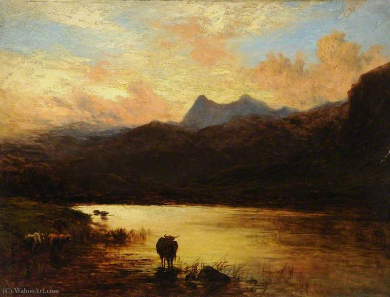 Landscape, Langdale Pikes, Cumbria — Alfred Walter Williams