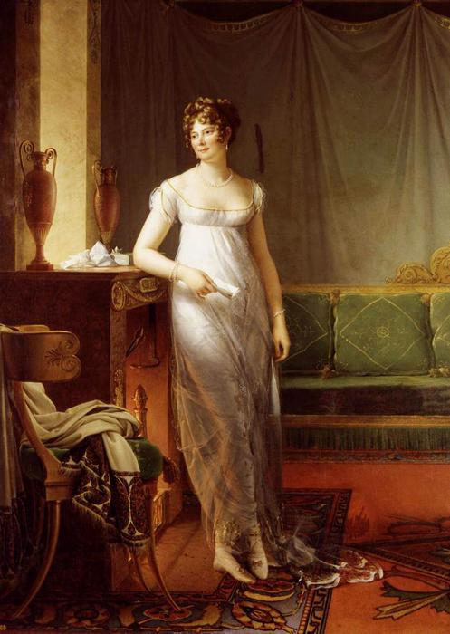 Portrait Of Catherine Worlée, Princesse De Talleyrand-périgord — François Gérard (françois Pascal Simon)