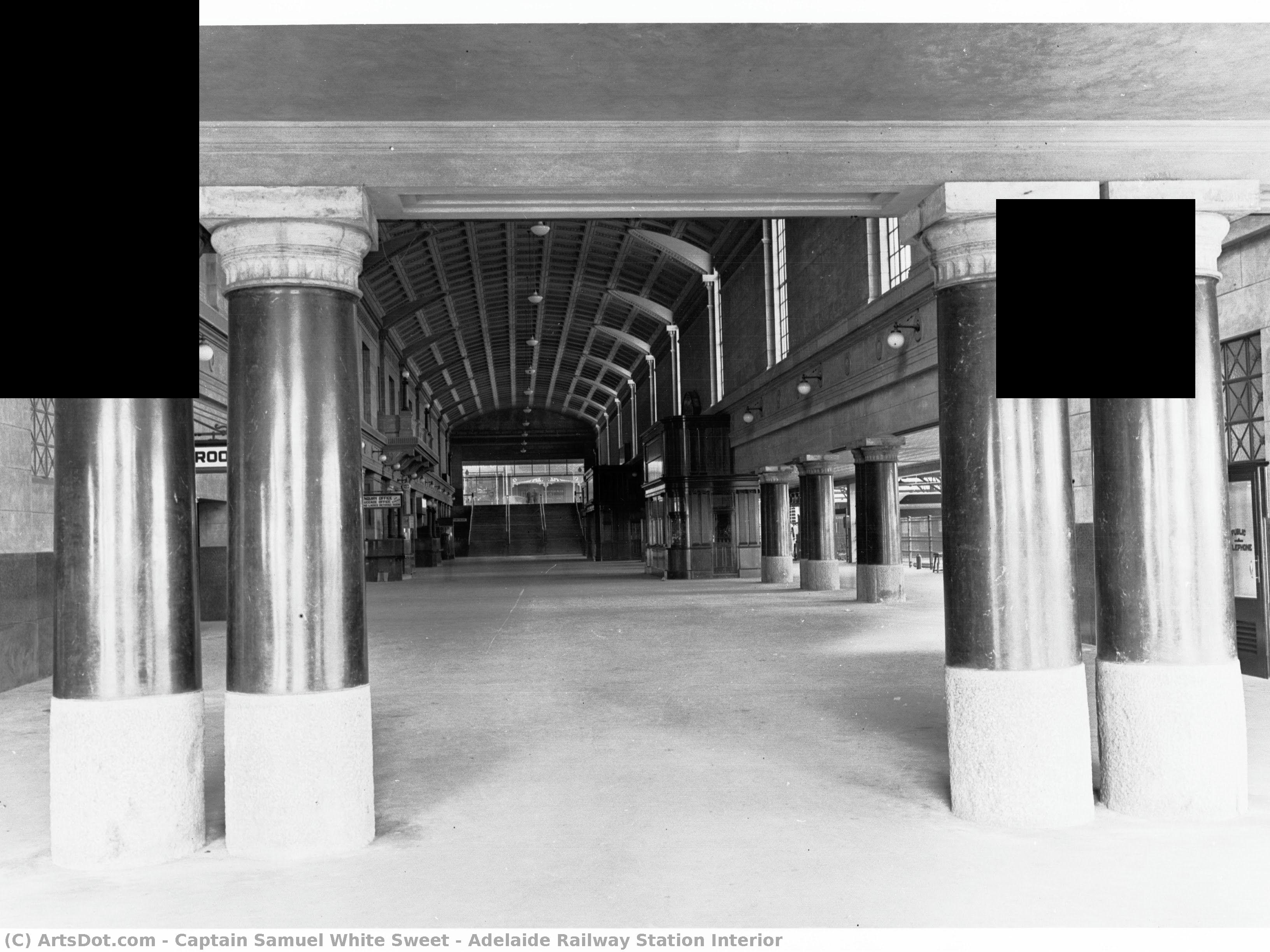 Adelaide Railway Station Interior — Captain Samuel White Sweet