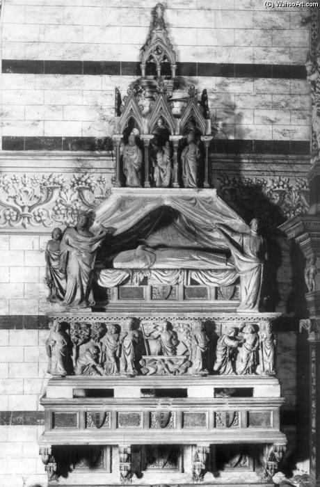 Funeral Monument Of Cardinal Petroni — Tino Di Camaino