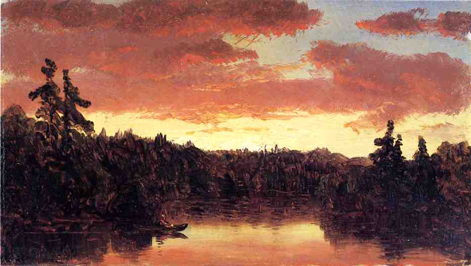 Sunset On Lake George — Sanford Robinson Gifford