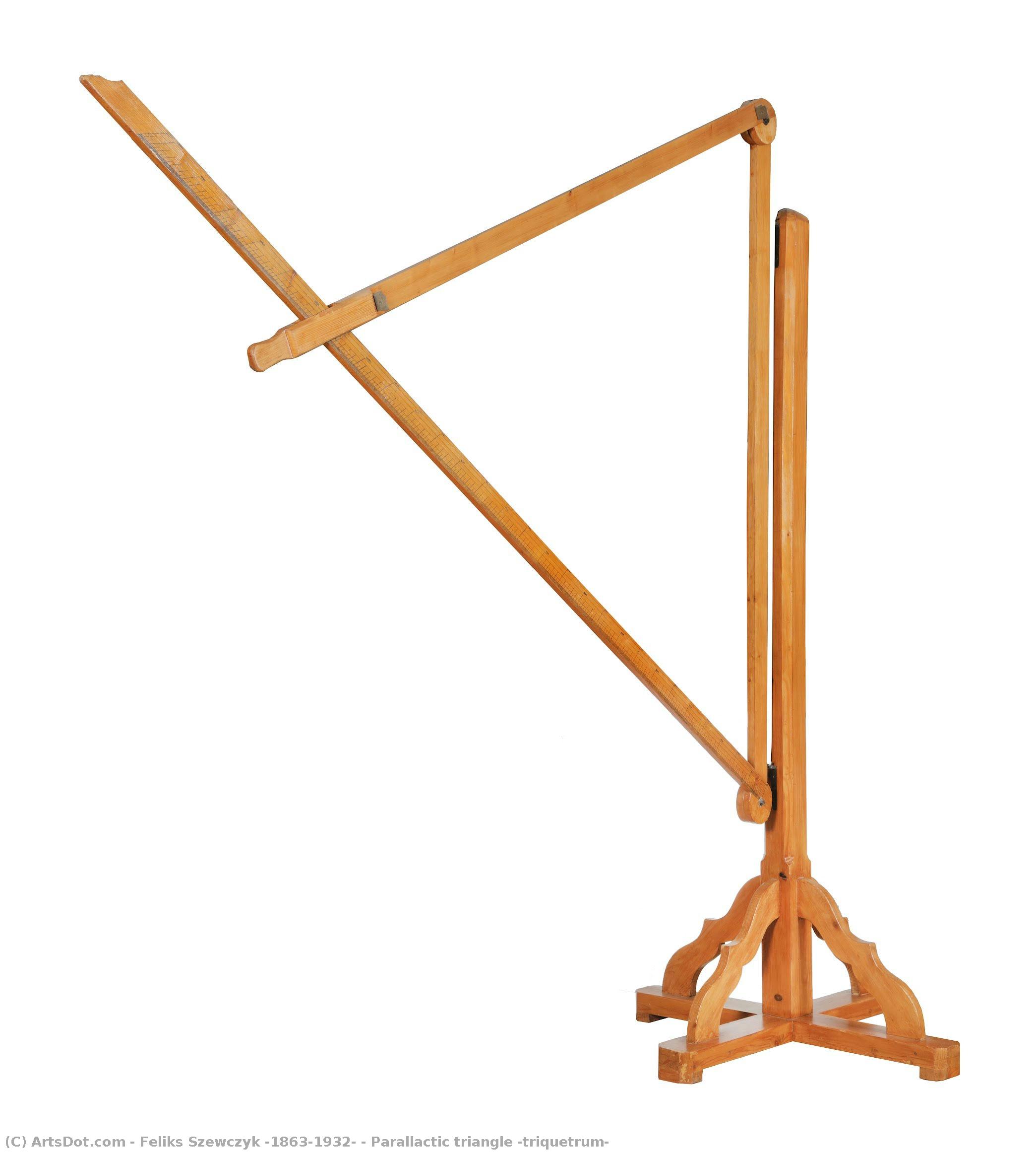 Parallactic Triangle (triquetrum) — Feliks Szewczyk (1863–1932)