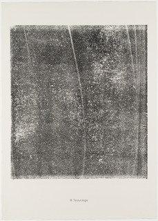 Texturology (texturologie) From The Portfolio The Taker Of Imprints (le Preneur D'empreintes) From Phenomena (les Phénomènes) — Jean Philippe Arthur Dubuffet
