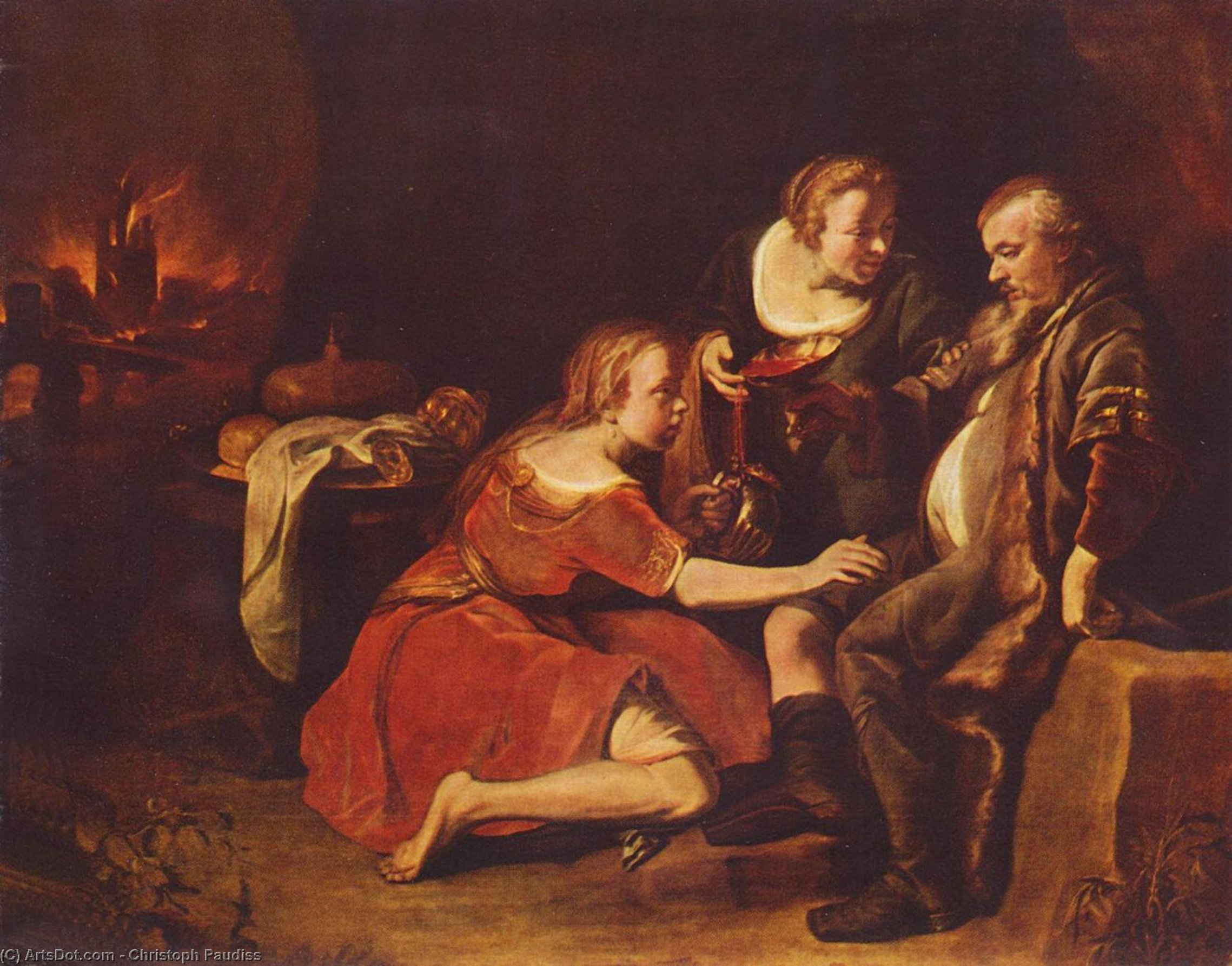 Loth Und Seine Töchter — Christoph Paudiss