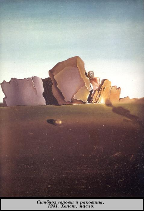 Symbiosis Between The Head And Shell — Salvador Dalí