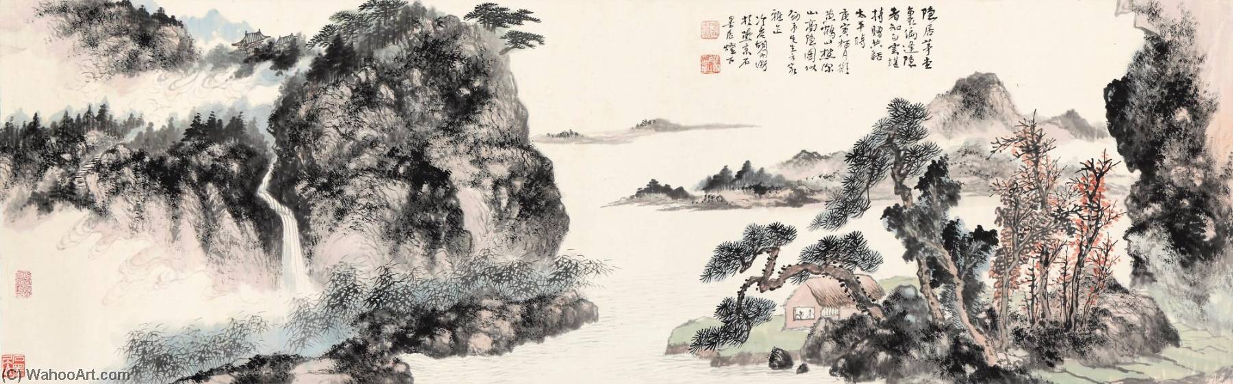 Hermit Dwelling In The Mountain — Hu Peiheng
