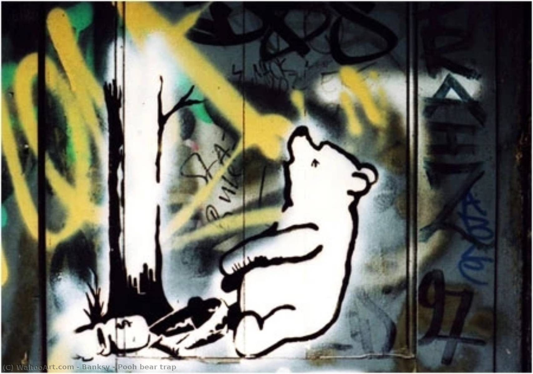Pooh Bear Trap — Banksy
