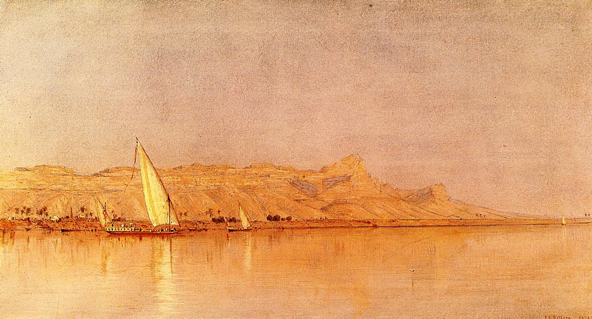 On The Nile, Gebel Shekh Hereedee — Sanford Robinson Gifford