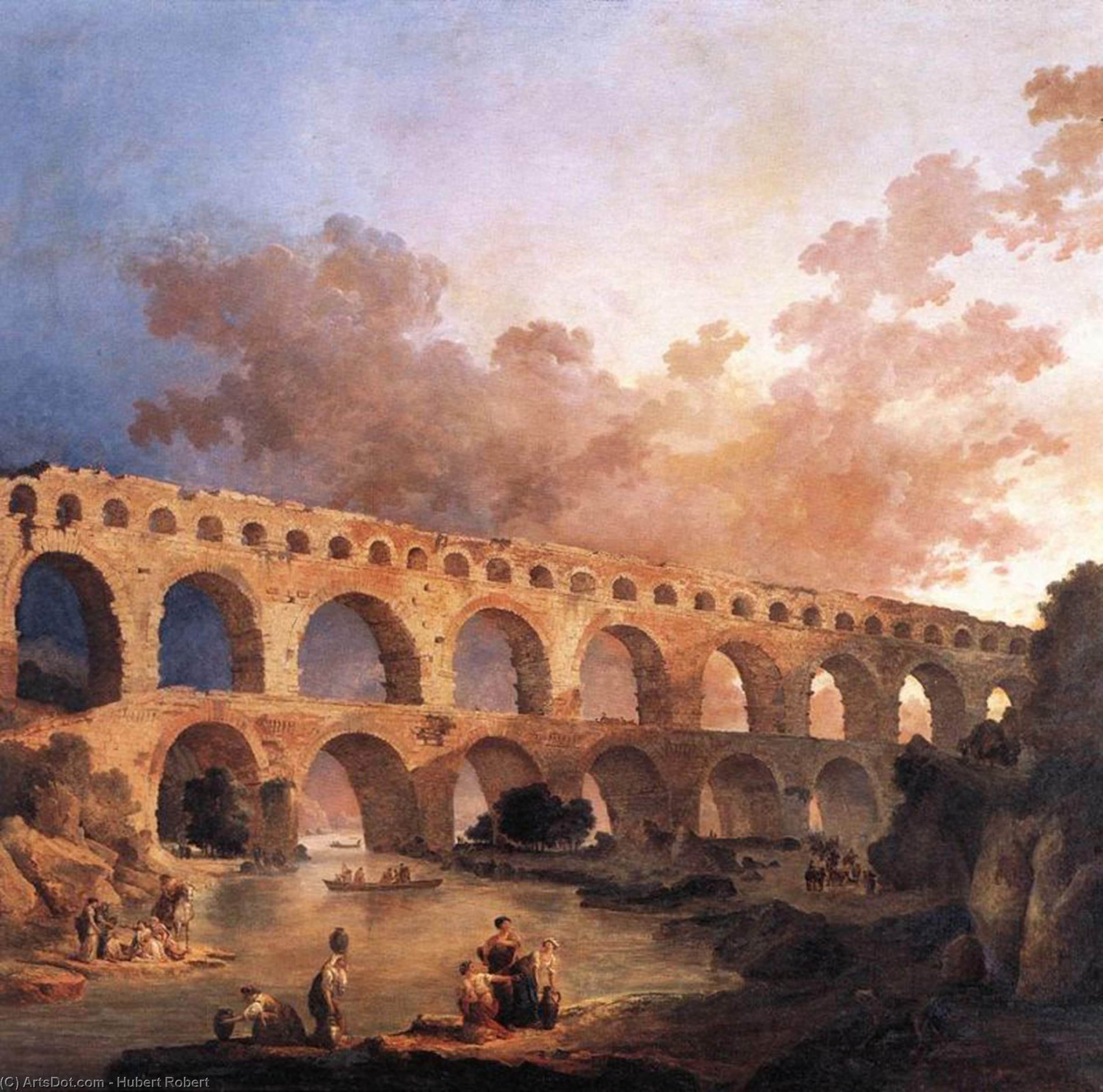 The Pont Du Gard — Hubert Robert