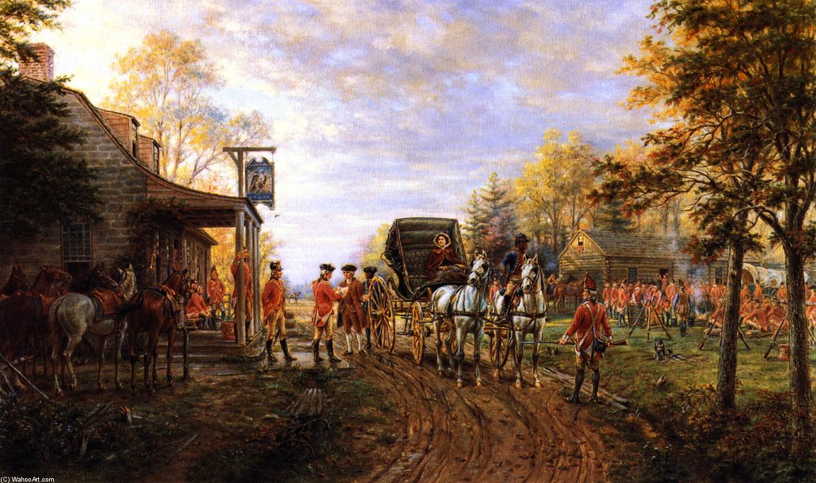 Passing The Outposts On The Old Kingsbridge Road — Edward Lamson Henry