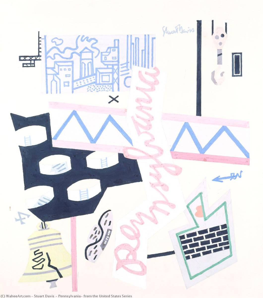Pennsylvania, From The United States Series — Stuart Davis