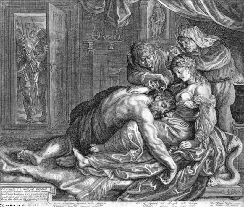 Samson And Delilah — Jacob Matham