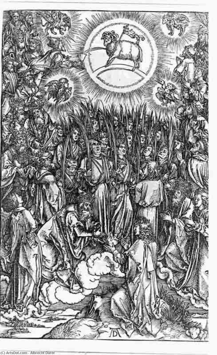 Hymn To The Chosen Adoration Of The Lamb — Albrecht Dürer