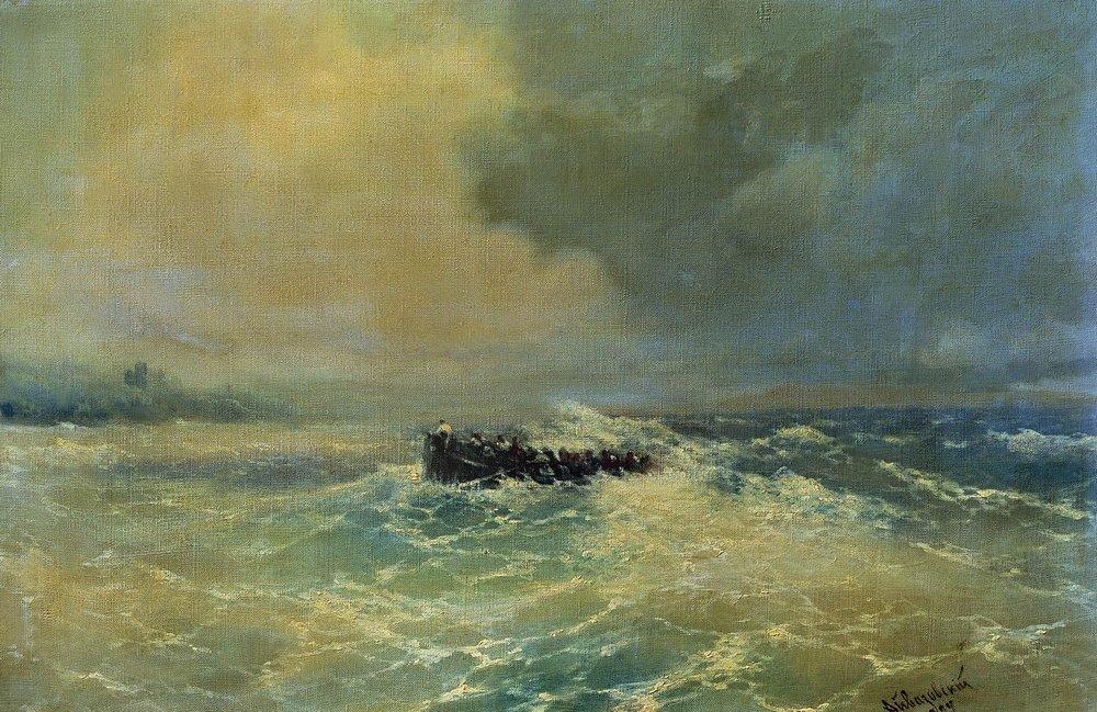 Boat At Sea — Иван Константинович Айвазовский