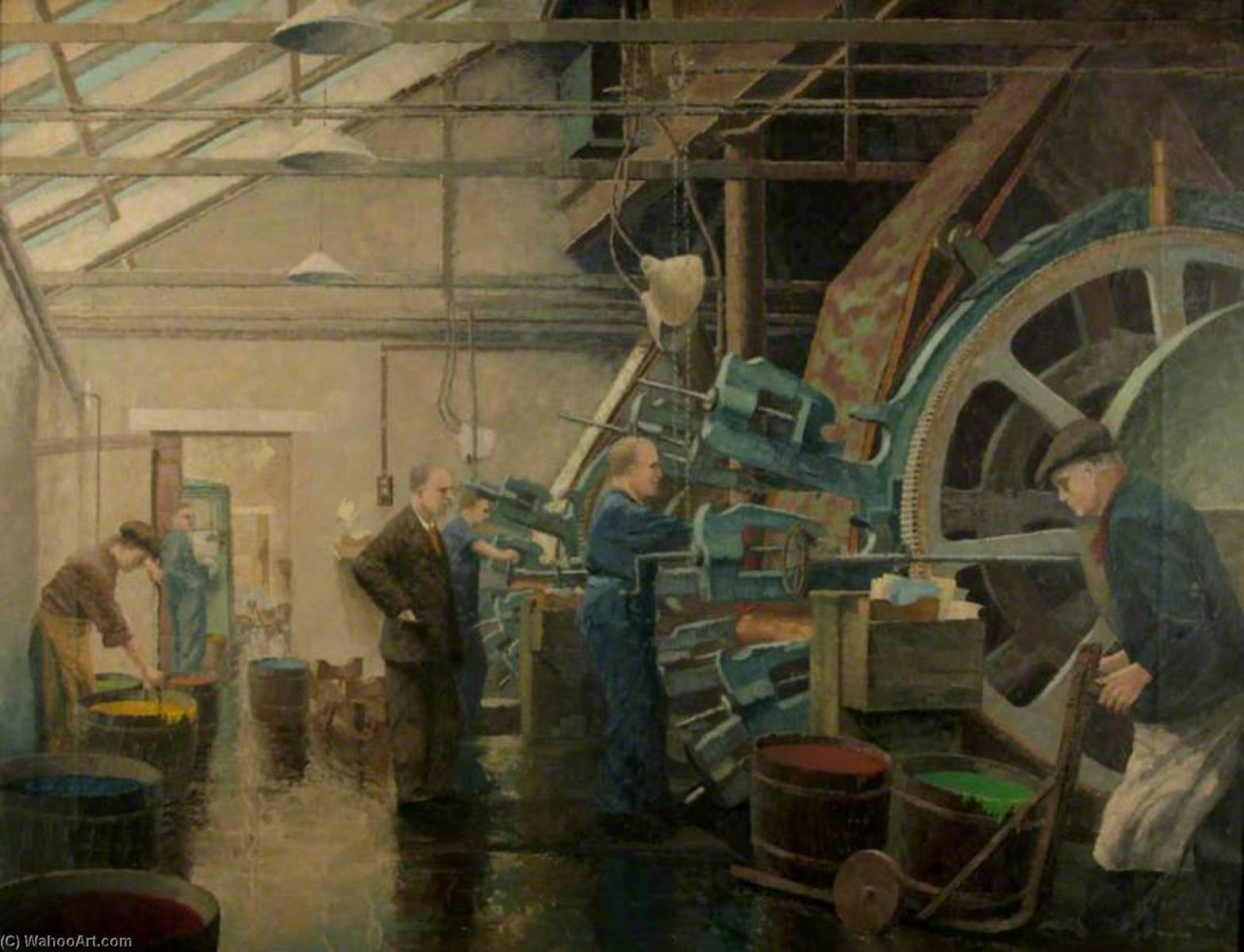 Printing Camouflage Cloth — Harold Workman