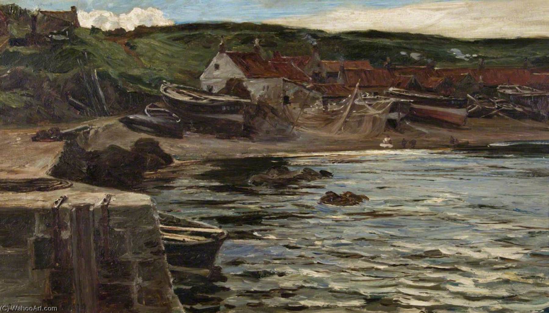 Boats At Rest, Coldingham — Colin Hunter