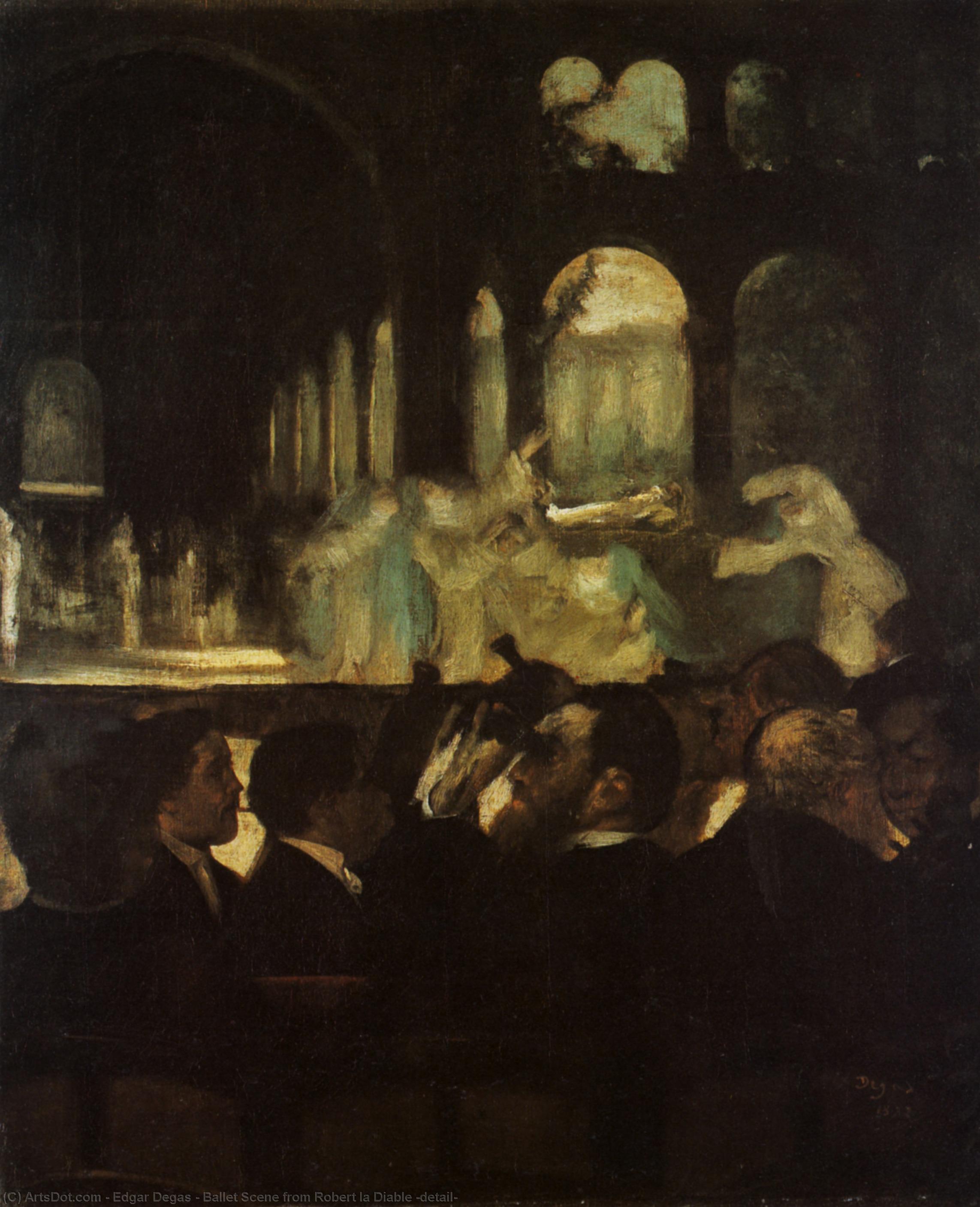 Ballet Scene From Robert La Diable (detail) — Hilaire-germain-edgar Degas