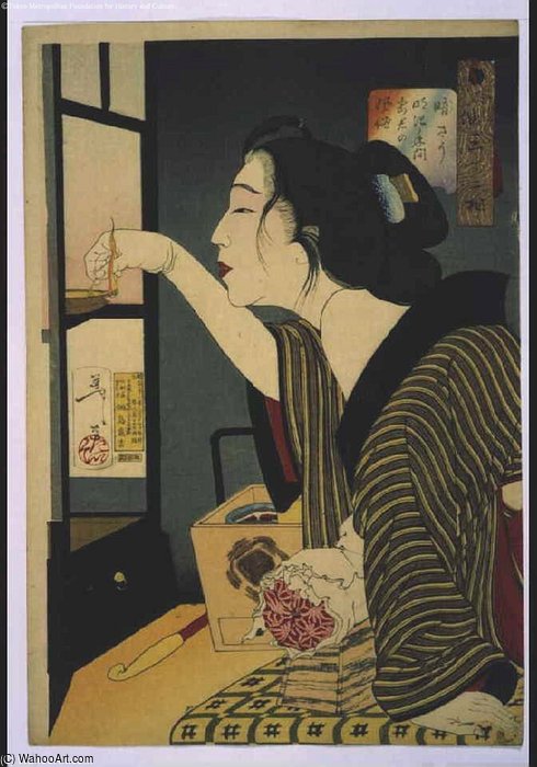 Looks Gloomy — Tsukioka Yoshitoshi