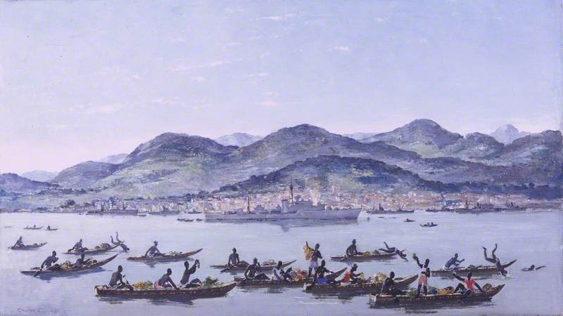Arrival At Freetown, Sierra Leone — Charles Ernest Cundall
