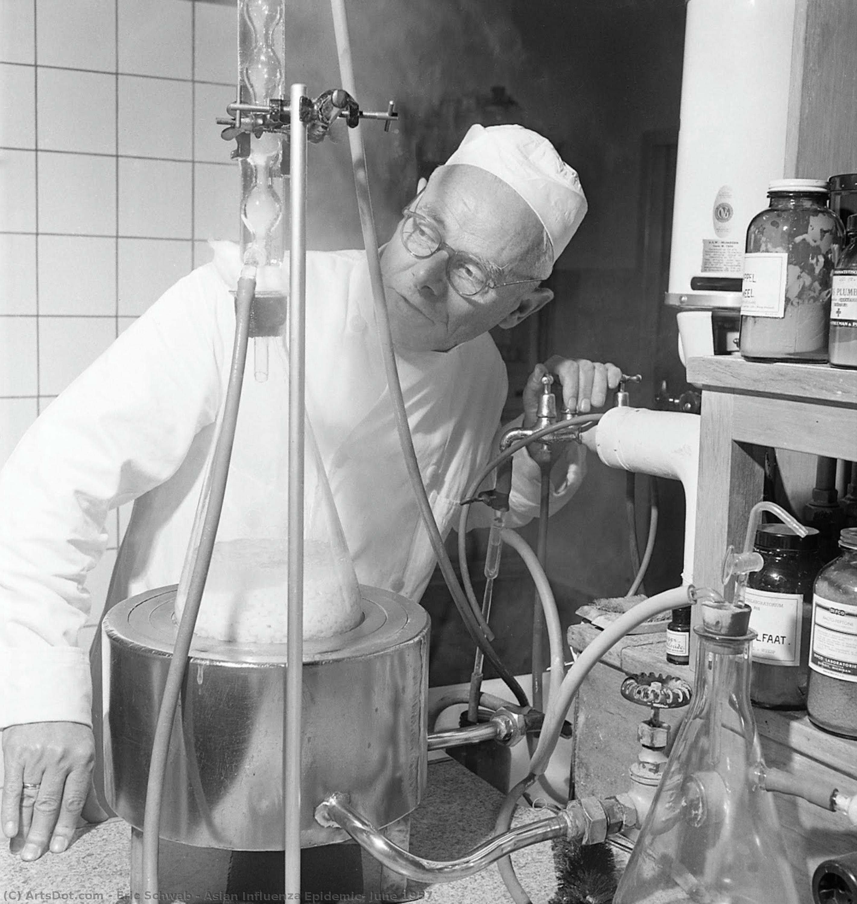 Asian Influenza Epidemic, June 1957 — Éric Schwab