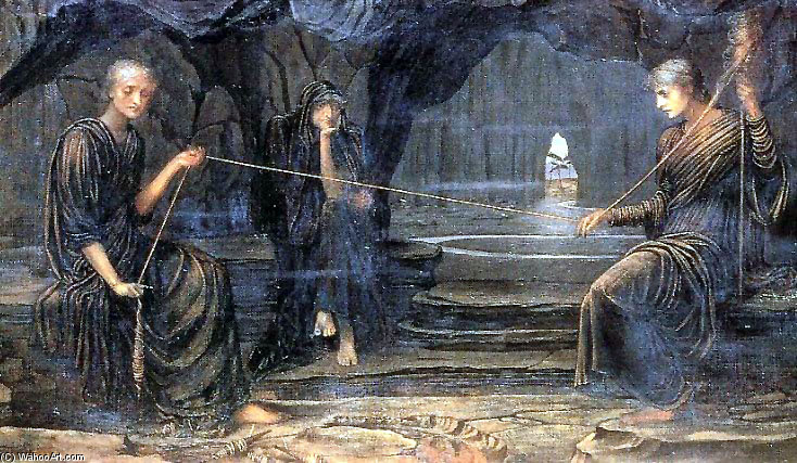 A Golden Thread - — John Melhuish Strudwick