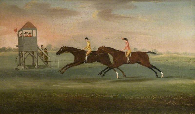 Race At Maidenhead, First Heat, 'driver' And 'anon' — Thomas Butler