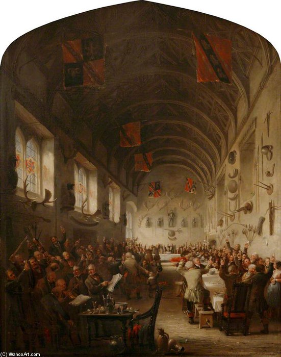 The Court Dinner At Cotehele — Nicholas Matthew Condy