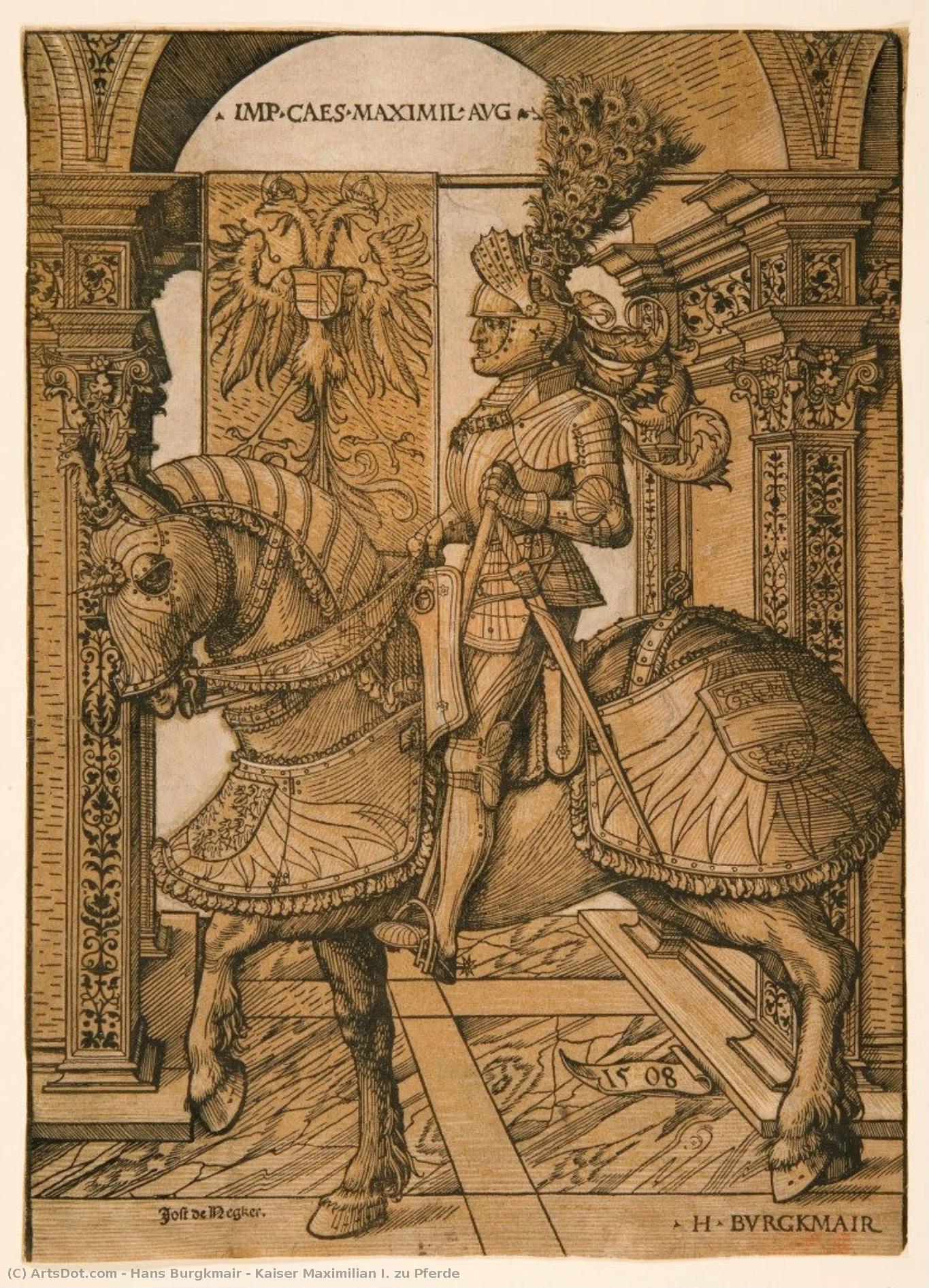 Kaiser Maximilian I. Zu Pferde — Hans Burgkmair