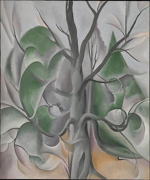 Grey Tree, Lake George — Georgia O'keeffe