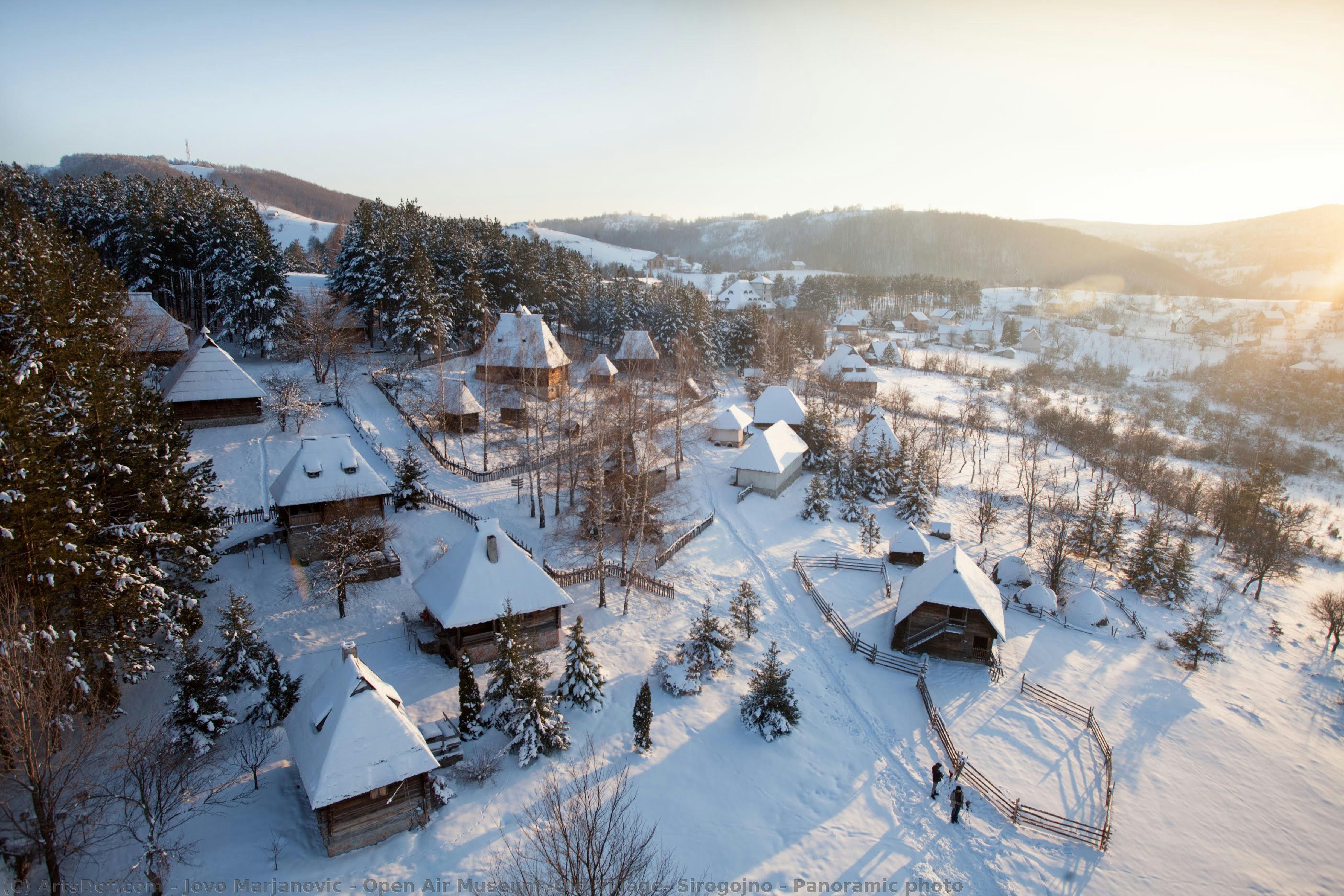 Open Air Museum “old Village” Sirogojno – Panoramic Photo — Jovo Marjanovic