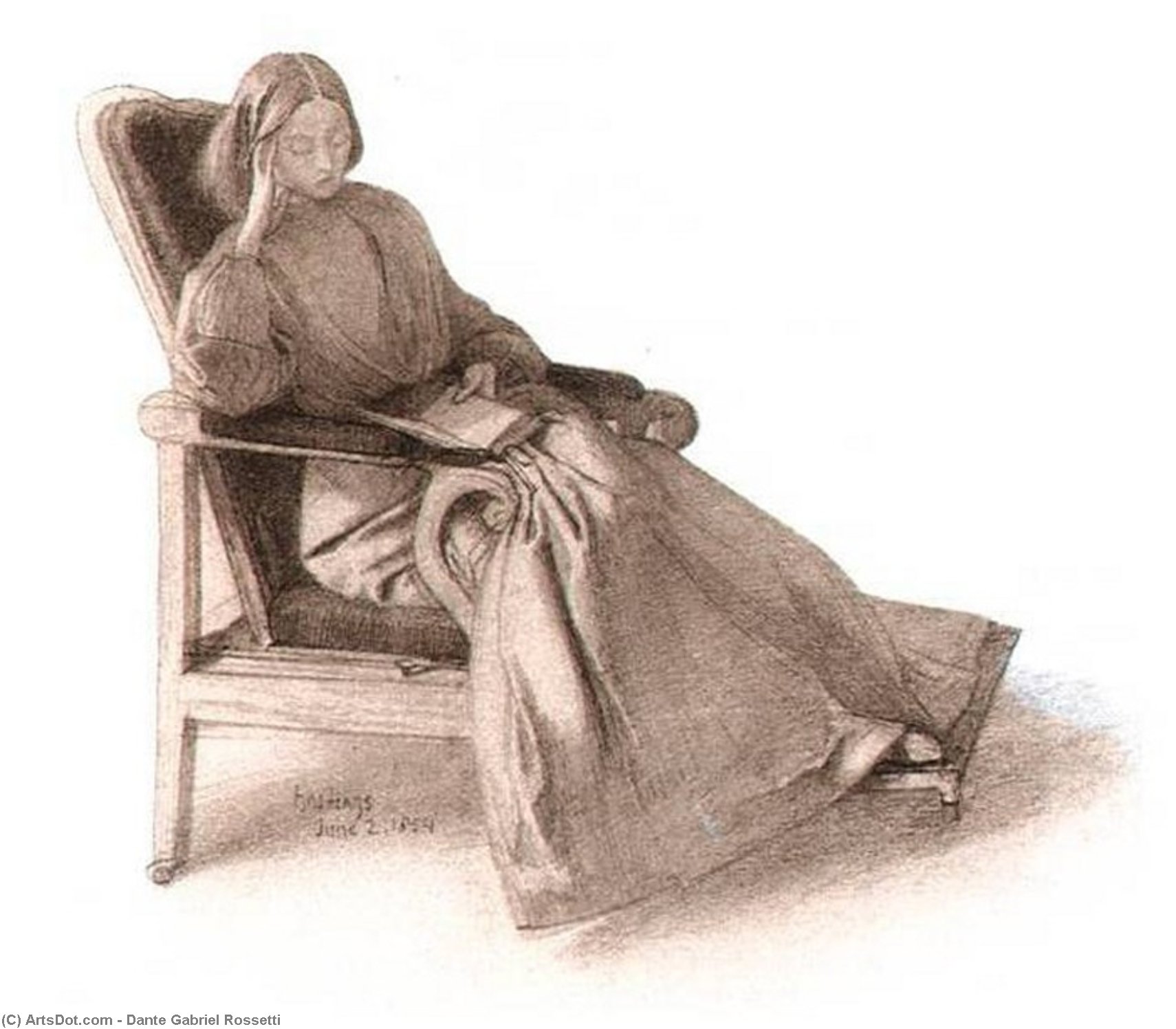Elizabeth Siddal — ダンテ・ガブリエル・ロセッティ