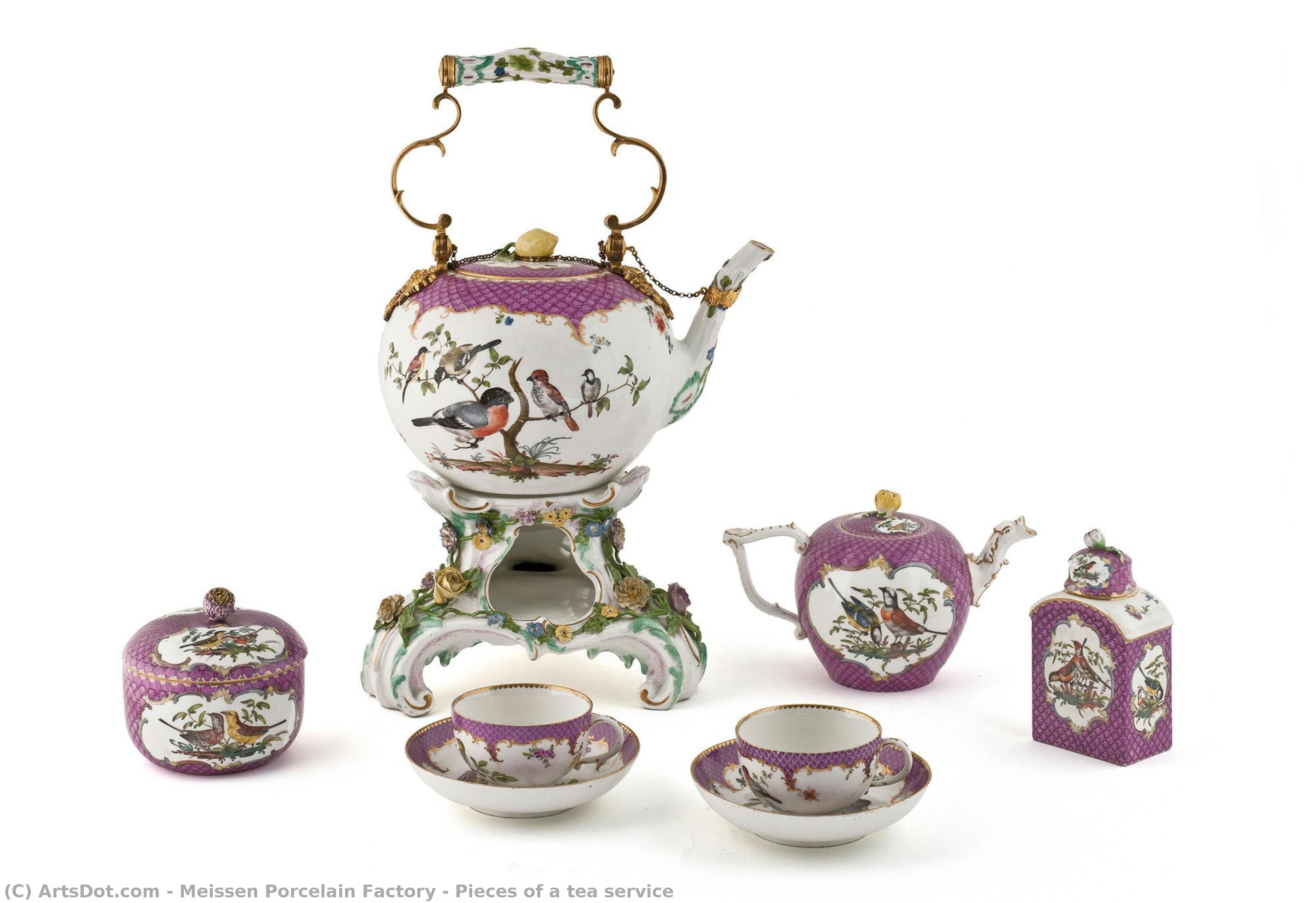Pieces Of A Tea Service — Meissen Porcelain Factory