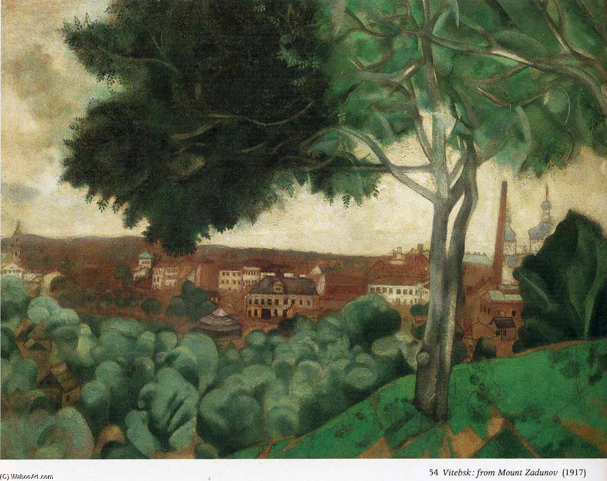 Vitebsk From Mount Zadunov — Marc Chagall