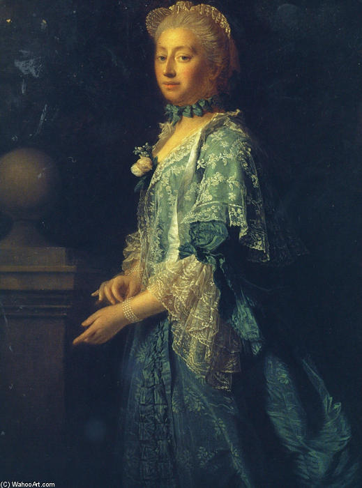 Portrait Of Augusta Of Saxe Gotha, Princess Of Wales — Allen Ramsay