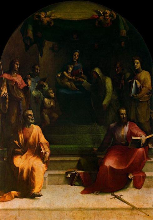 Mystic Marriage Of Saint Catherine Of Siena And Saints — Domenico Di Pace Beccafumi