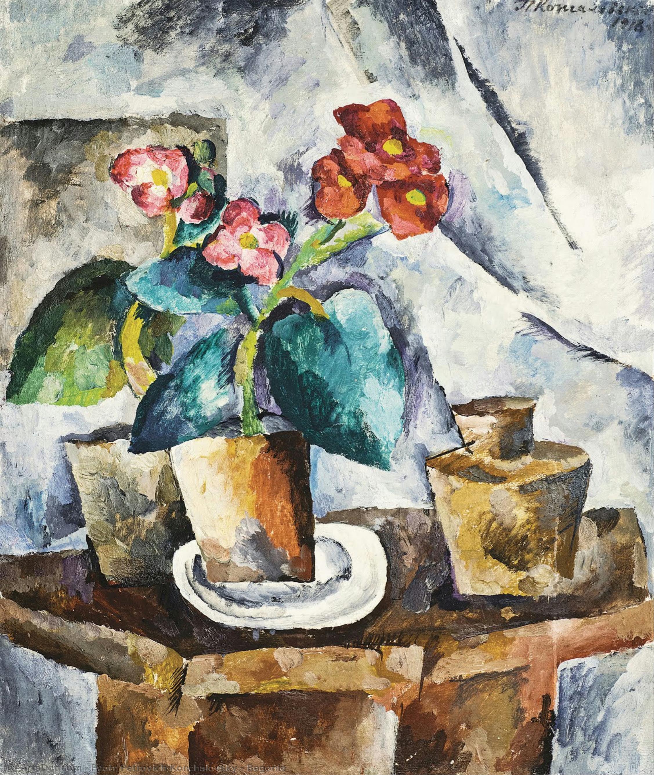 Begonia — Pyotr Konchalovsky