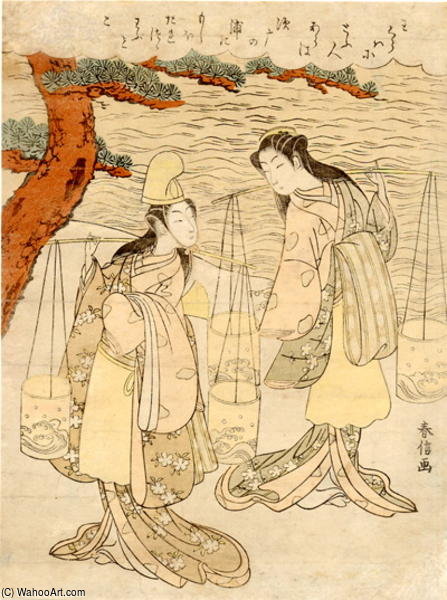 Salt Water Maidens — Suzuki Harunobu