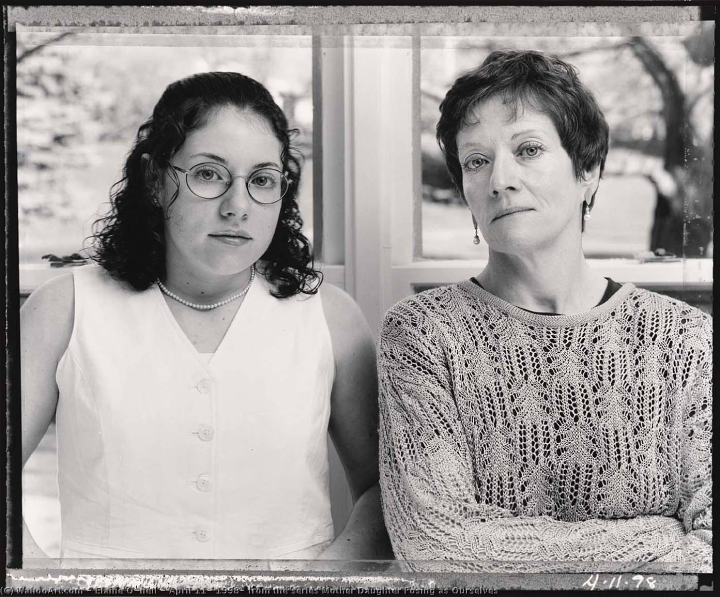 April 11, 1998, From The Series Mother Daughter Posing As Ourselves — Elaine O'neil