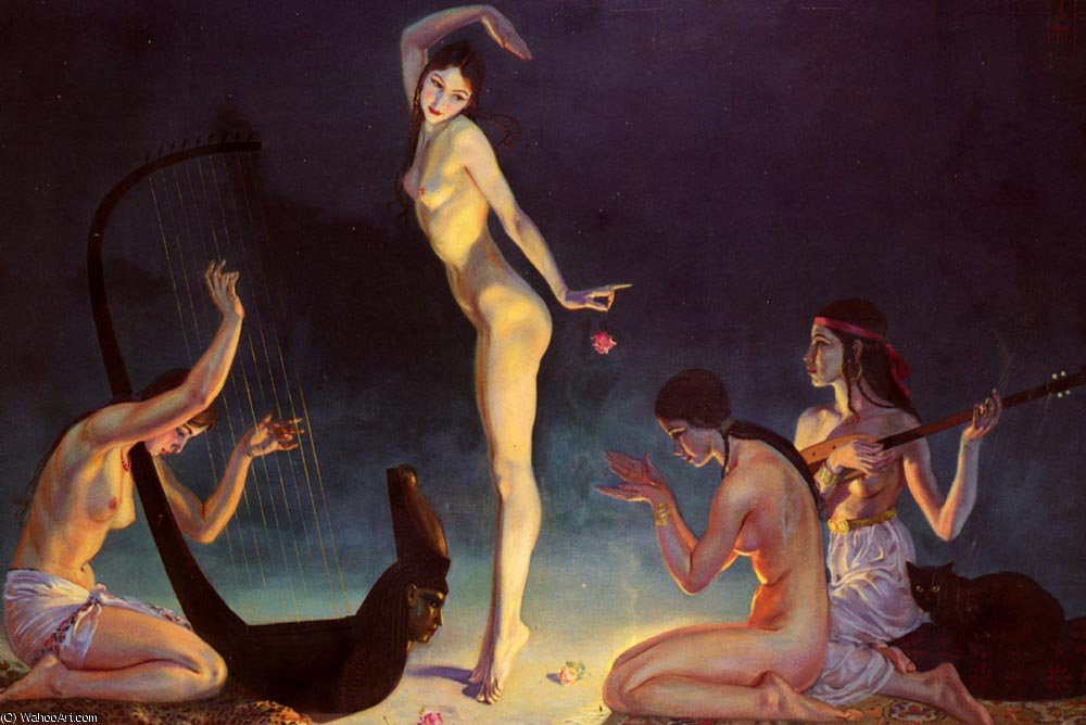 A Dancer Of Ancient Egypt — Jorge Apperley (george Owen Wynne Apperley)