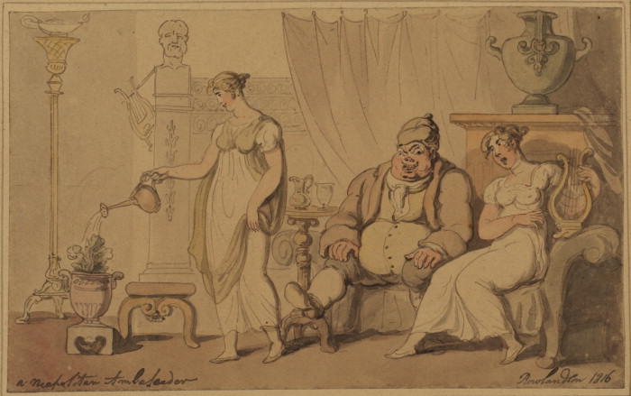 A Neapolitan Ambassador - Prince Castelcicala — Thomas Rowlandson