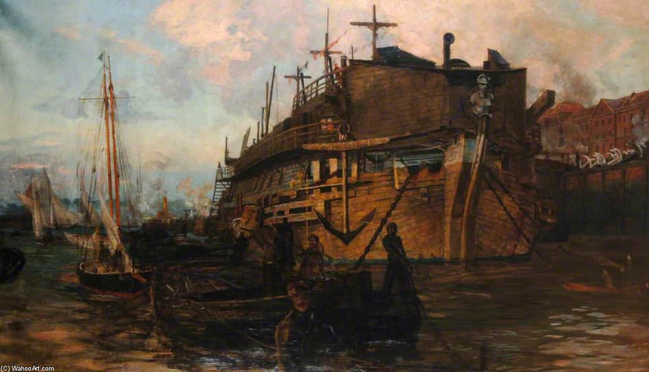 The 'gloucester Hulk' At Chatham — Виљем Лајонел Вајли